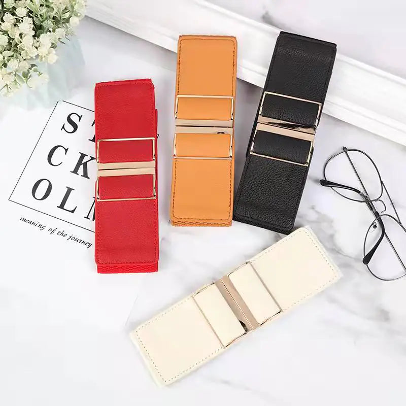 Fashion Women's Elastic Wide Waist Belt for Dresses