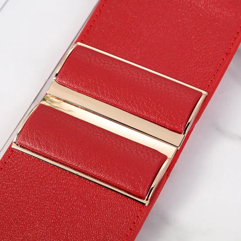 Fashion Women's Elastic Wide Waist Belt for Dresses