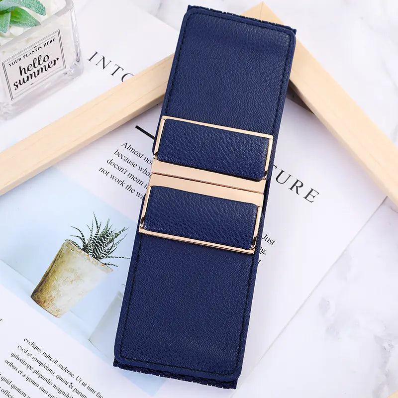 Fashion Women's Elastic Wide Waist Belt for Dresses