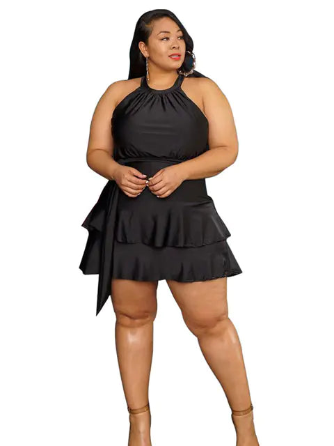 Backless Short Summer Dresses for Women Plus Size
